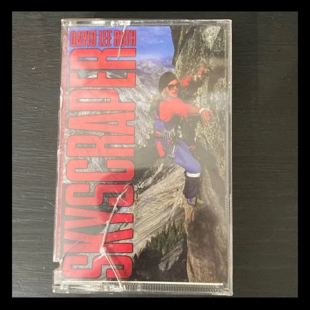 Vintage David Lee Roth - Skyscraper Cassette Tape 1988